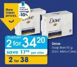 Clicks Dove Soap Bars offer