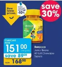 Clicks Berocca Junior Beans offer
