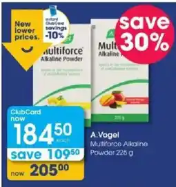 Clicks A.Vogel Multiforce Alkaline Powder offer