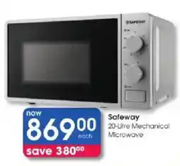 Clicks Safeway 20-Litre Mechanical Microwave offer