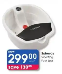 Clicks Safeway Vibrating Foot Spa offer