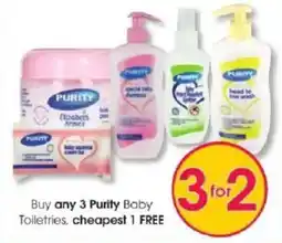 Clicks Purity Baby Toilettries offer