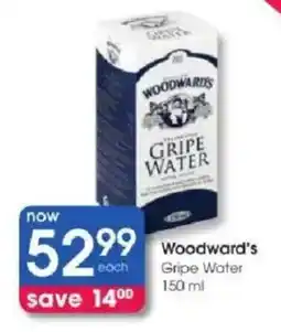 Clicks Woodward's Gripe Water offer