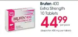 Clicks Brufen 400 Extra Strength offer