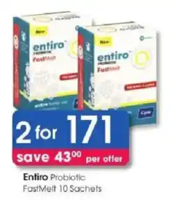 Clicks Entiro Probiotic FastMelt offer