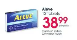Clicks Aleve offer