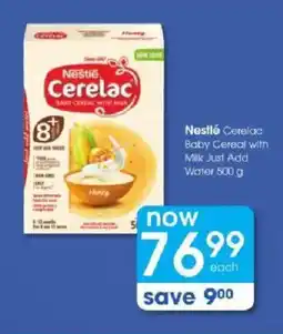 Clicks Nestlé Cerelac Baby Cereal with Milk offer