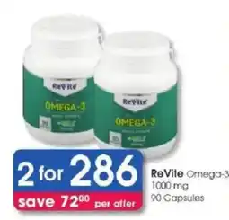 Clicks ReVite Omega-3 offer