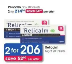 Clicks Relicalm Night 20 Tablets offer