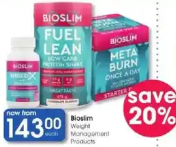 Clicks Bioslim Weight Management Products offer