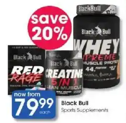 Clicks Black Bull Sports Supplements offer