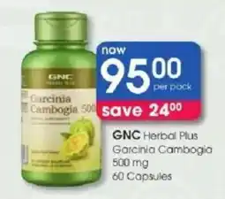 Clicks GNC Herbal Plus Garcinia Cambogia 500 mg offer