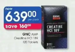 Clicks GNC AMP Creatine HCl 189 offer