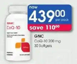 Clicks GNC CoQ-10 offer