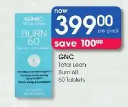 Clicks GNC Total Lean Burn 60 offer