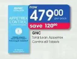 Clicks GNC Total Lean Appetrex Control offer