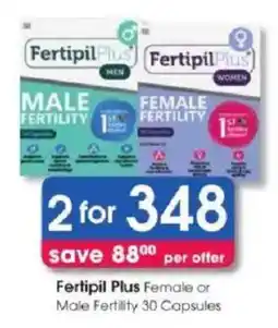 Clicks Fertipil Plus Male or Female Fertility offer