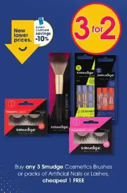Clicks Smudge Cosmetics Brushes offer