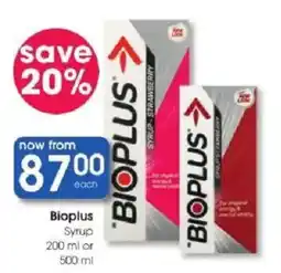 Clicks Bioplus Syrup offer