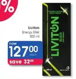 Clicks Liviton Energy Elixir offer