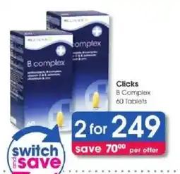 Clicks B complex offer