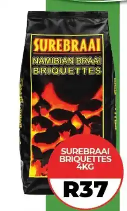 1UP Surebraai Namibian Braai Briquettes offer