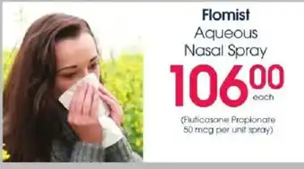 Clicks Flomist Aqueous Nasal Spray offer