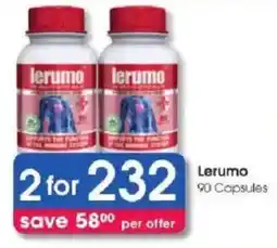 Clicks Lerumo 90 Capsules offer