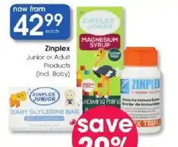 Clicks Zinplex Junior Products offer