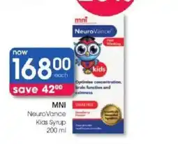 Clicks MNI NeuroVance Kids Syrup offer