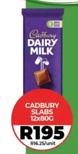 1UP Cadbury Dairy Milk Slabs offer
