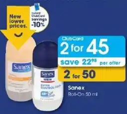Clicks Sanex Roll-On offer