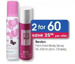 Clicks Revlon Perfumed Body Spray offer