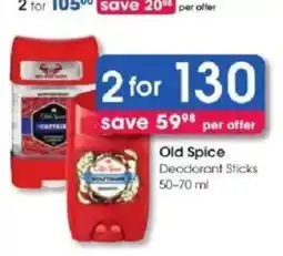 Clicks Old Spice Deodorant Sticks offer