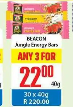 Beacon Jungle Energy Bars 40g
