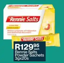 Alpha Pharm Rennie Salts Powder Sachets offer