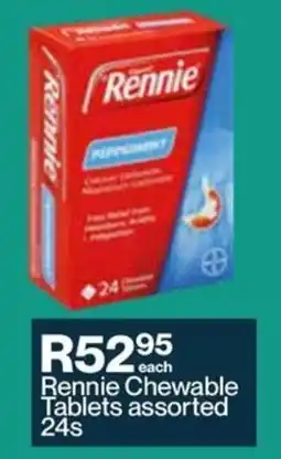Alpha Pharm Rennie Chewable Tablets Assorted offer
