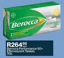Alpha Pharm Berocca Performance 50+ Effervescent Tablets offer
