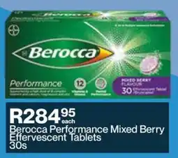 Alpha Pharm Berocca Performance Mixed Berry Effervescent Tablets offer