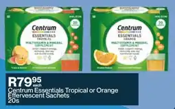 Alpha Pharm Centrum Essentials Effervescent Sachets offer