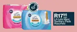 Alpha Pharm Lil-Lets Maxi Sanitary Pads Assorted offer