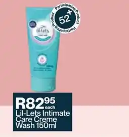Alpha Pharm Lil-Lets Intimate Care Creme Wash offer