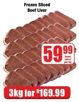 Boxer Frozen Sliced Beef Liver offer