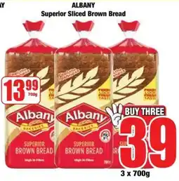 Boxer Albany Superior Sliced Brown Bread offer