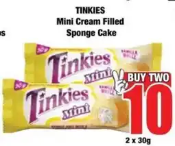 Boxer Tinkies Mini Cream Filled Sponge Cake offer