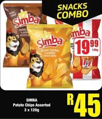 Simba Potato Chips Assorted