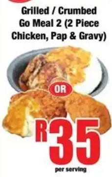 Boxer Grilled / Crumbed Go Meal 2 offer