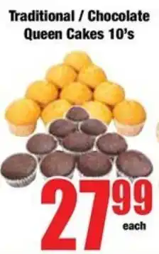 Boxer Traditional / Chocolate Queen Cakes 10's offer