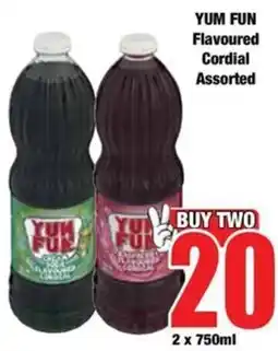 Boxer YUM FUN Flavoured Cordial Assorted offer