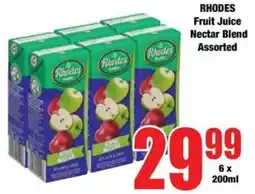 Boxer RHODES Fruit Juice Nectar Blend Assorted offer